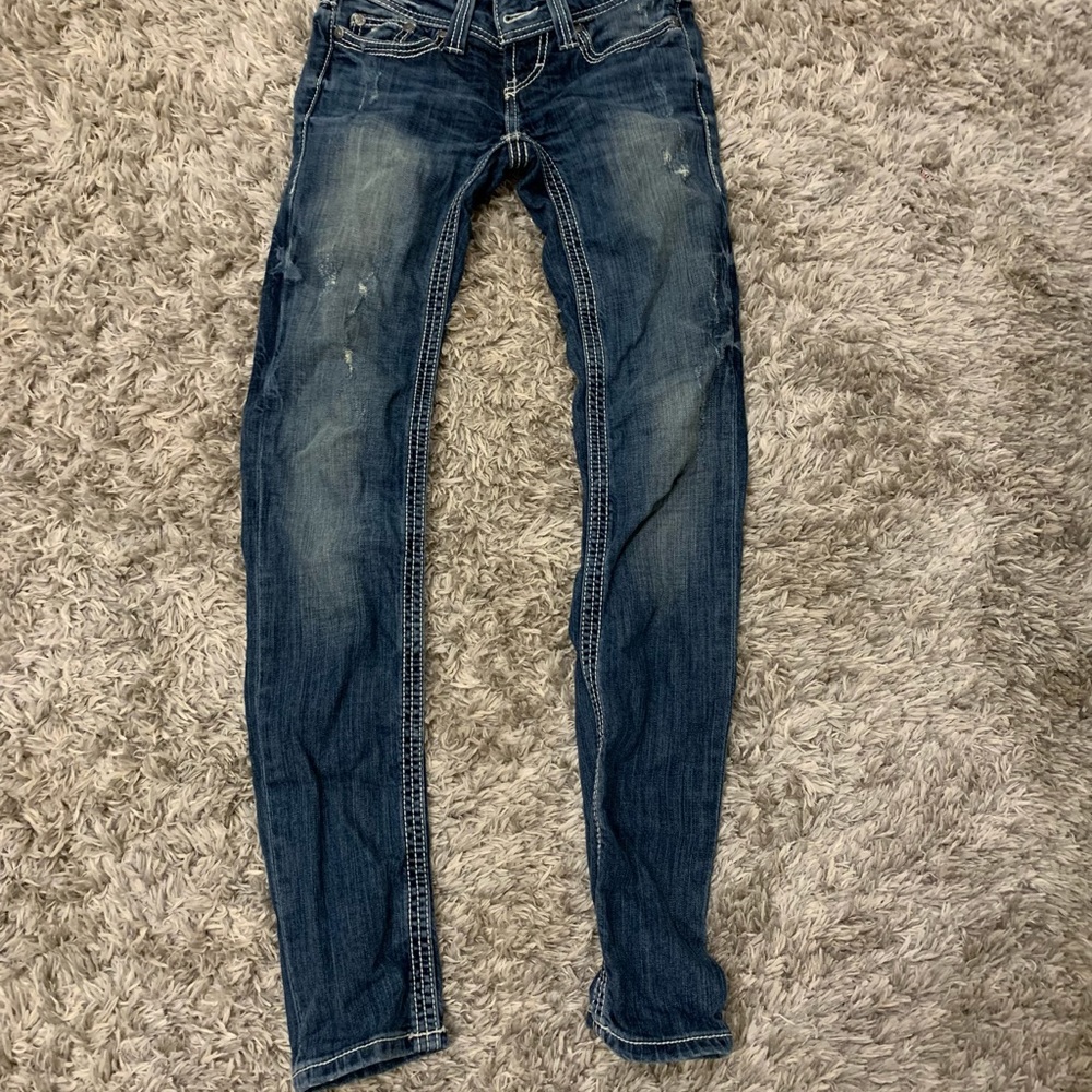 BKE Stella medium wash skinny jeans